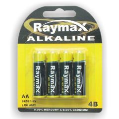 4 Pack AA Batteries Raymax