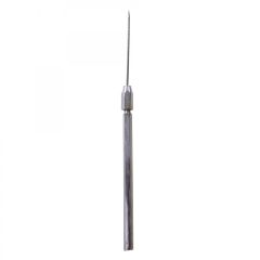 Dissecting Needle, metal handle, straight