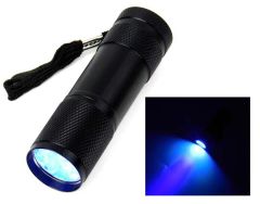 UV Torch, 9 LED, 395nm Black Light