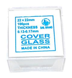 Microscope Slide Cover Slip, 20x20mm