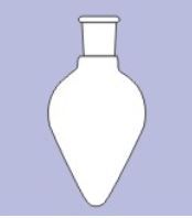 Flask, pear shaped 50ml (19/26)