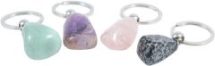 Tumbled Gemstone Keyrings