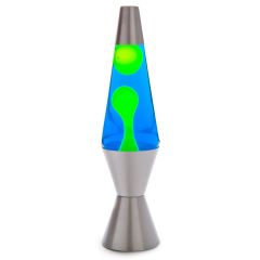 Lava Lamp, Yellow/Blue Retro