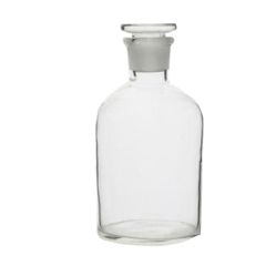 Bottle, Reagent, Glass, Narrow Mouth with Glass Stopper