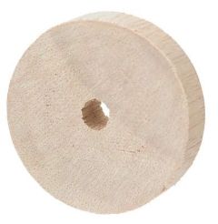 Wheels, wooden, 45mm, pack 20