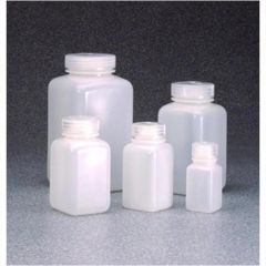 Plastic Reagent Bottle, Square, Wide Mouth